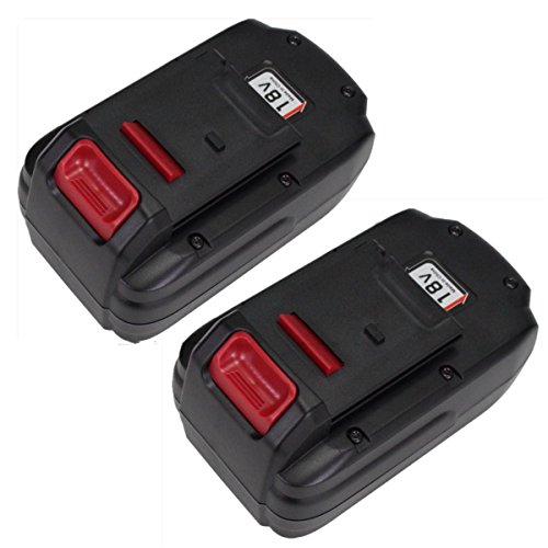 Topbatt 2Packs 18V 3000mAh Ni-MH Replacement Battery for Porter Cable PC18B PCC489N PCMVC PCXMVC