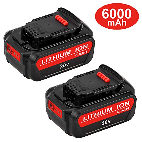 60Ah DCB205 Replacement for Dewalt 20V Battery Max XR Lithium DCB206 DCB204 DCB203 DCB200 DCB180 DCB230 DCD DCF DCG Series 2 Pack