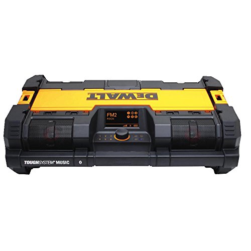 DEWALT ToughSystem Radio and Battery Charger Bluetooth Music Player DWST08810