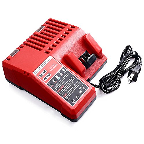Apexpower Lithium-ion Replacement Power Tool Battery Combo Charger 14v-18v For Milwaukee M18 48-11-1815 48-11