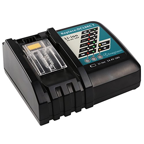 Enegitech 144vamp 18v Rapid Optimum Lithium-ion 6a Battery Charger Charger Replacement For Makita Dc18rc Charger