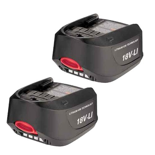 Skil 2 Pack SB18A-LI 18V Lithium Battery 13ah Slide Style  2607336113-2pk