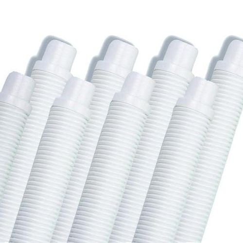 8 Swimming Pool Cleaner 4 ft White Vacuum Hose Replacement 32 foot Hose Kit