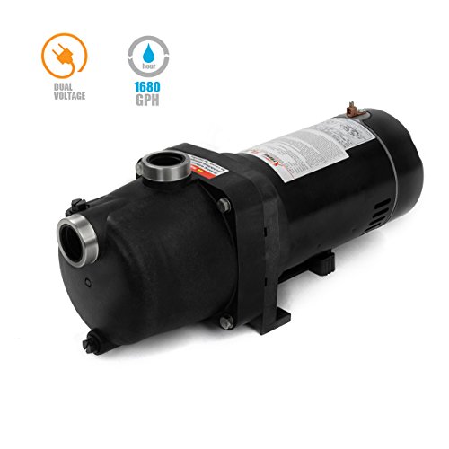 XtremepowerUS 1 HP Booster Pump In-Ground Swimming Pool Vacuum Pump