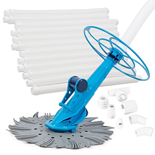 ARKSEN Automatic Swimming Pool Cleaner Vacuum Auto Inground Above Hover with Hose Set