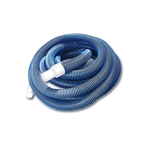 Blue Extruded EVA In-Ground Swimming Pool Vacuum Hose with Swivel Cuff - 50 x 15
