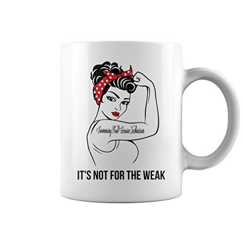 Swimming Pool Service Technician Not For The Weak Job Mug - Coffee Mug White