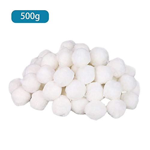 Amasstu Pool Filter Balls Swimming Pool Cleaning Equipment Special Fine Filter Fiber Ball Filter Lightweight High Strength Durable Swimming Pool Cleaning 200g500g700g