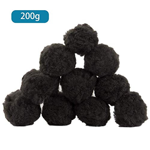 Ladeyi Filter Fiber Ball for Swimming Pool Cleaning Equipment Special Fine Filter Fiber Ball Reusable Lightweight High Strength Durable for Swimming Pool Cleaning