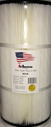 2 PACK Hayward CX900RE Star Clear Plus C-900 ALL AMERICAN 8018 Replacement Cartridge Unicel C-8409 Pleatco PA90 Filbur FC-1292 Aladdin 19002 Swimming Pool Filter Cartridge