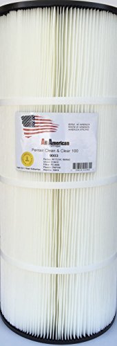 2 PACK Pentair Clean Clear Plus 100 R173215 Pentair 590542 ALL AMERICAN 9003 Cartridge Unicel C-9410 Pleatco PAP100 Aladdin 19916 Filbur FC-0686 Replacement Swimming Pool Filter Cartridge 2