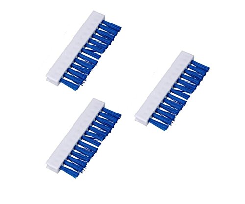 Pack of 3 Short Replacement Brushes For Swimming Pools and Spas Vacuum Head