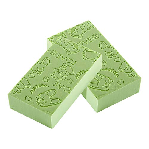 Cathy Clara 2 Packs Cute Bath Shower Sponge for Spa Cleaning Exfoliating Body Washing Sponge Pad