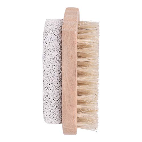 elegantstunning Food Shape Double Sided Pumice Brush for SPA Cleaning Massage