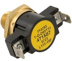 Pentair 471587 115-degrees Fahrenheit Hi-limit Thermostat Replacement Minimax Pool And Spa Heater
