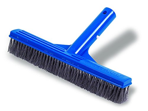 HydroTools 8240 10-Inch Concrete Swimming Pool Brush wStainless Steel Bristles