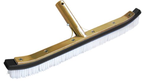 Kokido K494 18-Inch Deluxe Metal Back Wall Brush for Swimming Pools