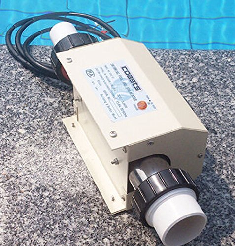 TOPCHANCES 3KW 220V 50HZ Swimming Pool Heater SPA Bathe Bath Hot Tub Thermostat Electric Water Heater