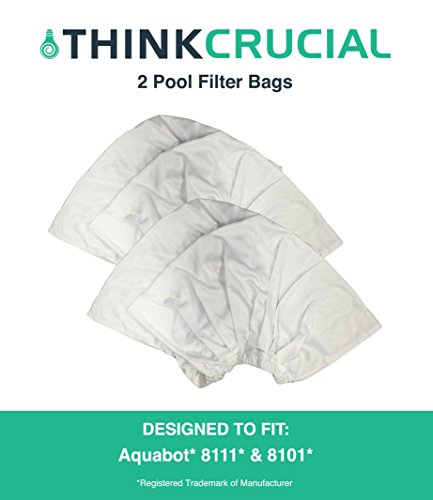 2 Aquabot Washableamp Reusable Pool Filter Bags Fit 8111amp 8101 Designedamp Engineered By Think Crucial