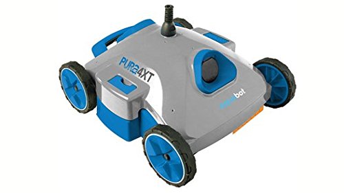 AQUABOT Ajet123 Pura 4x Pool Cleaner Robotic- For Above-Ground and smaller In-ground pools