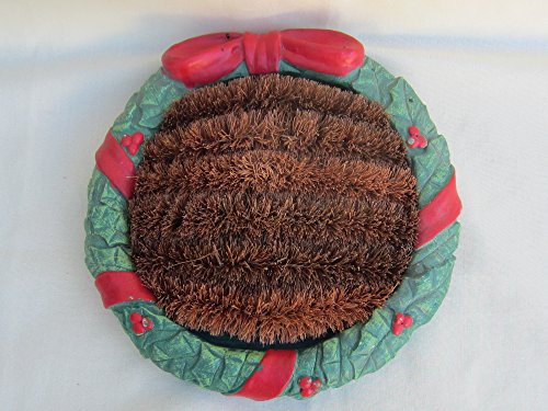 Wreath Boot Scraper Indoor Outdoor Magnesia Base NEW