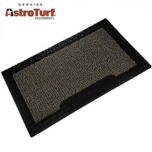 Clean Machine AstroTurf Doormat Welcome Mat French Country 18x30 Shoe Scraper