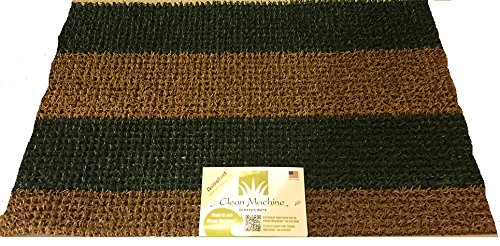 Clean Machine Astroturf Doormat Mat Durascrape 18&quotx30&quot Shoe Scraper greenbrown