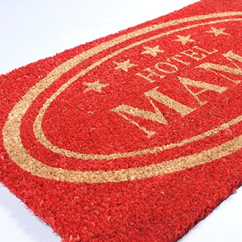 LARGE HOTEL MAMA OUTDOOR ENTRANCE MAT carpet doormat front door shoe scraper from XTRADEFACTORY by DESIGN DELIGHTS