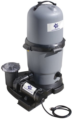 Waterway BS5205140-6S Blue Star Clearwater II Cartridge Filter System with 1 HP Pump 100 Square Feet