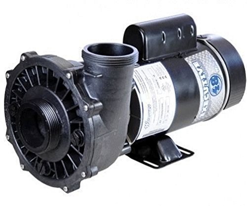 Waterway Plastics 3411621-1A 4 hp 230V 1-Speed 2 x 2 48 Frame Executive Spa Pump Side Discharge