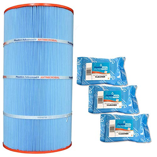 Pleatco Cartridge Filter PWW100-M4 Waterway Pool 100 Leisure Bay WW-100 Antimicrobial 817-0100 111832 Antimicrobial w 3X Filter Wash