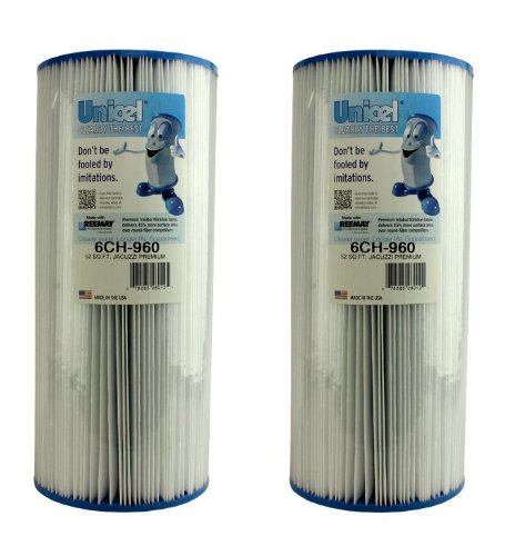 2 Unicel 6CH-960 Jacuzzi Premium Replacement Pool Spa Filter Cartridges 6540-476