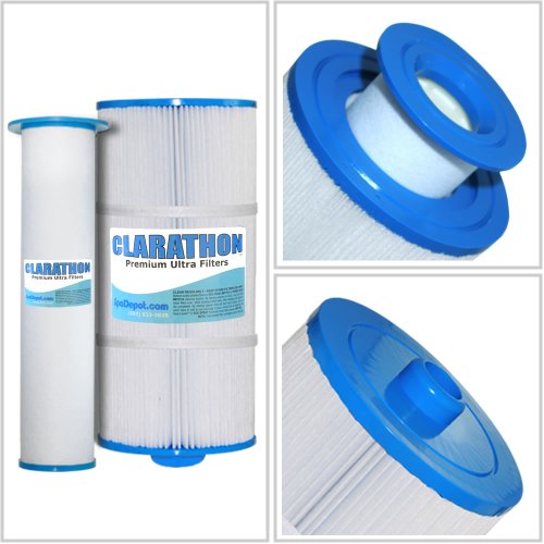 Clarathon Spa Filter replacement for Sundance 6541-397 Pleated Outer Filter plus Microclean Inner Core Cartridge 880