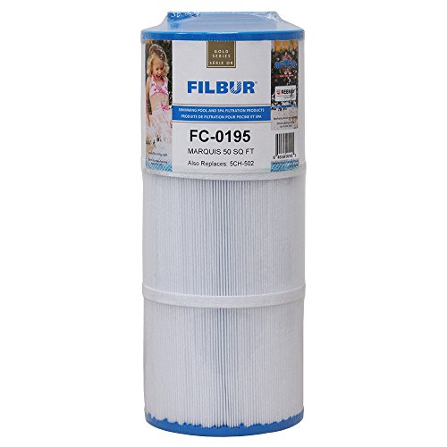 Filbur Fc-0195 Antimicrobial Replacement Filter Cartridge For Calmarquis Pool And Spa Filter