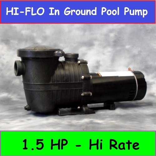 15 Hp In Ground Pool Pump Motor High-flo High-rate Replaces All Major Brands For Inground Pools