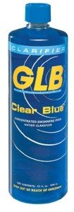 Glb Poolamp Spa Products 71404 1-quart Clear Blue Pool Water Clarifier