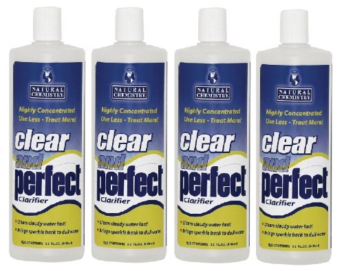 Natural Chemistry Clear and Perfect 6-in-1 Pool Clarifier - 4 Quarts
