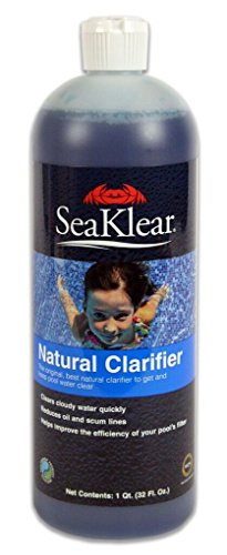 Wqa Certified - Seaklear Natural Clarifier For Pools  1 Quart Bottle