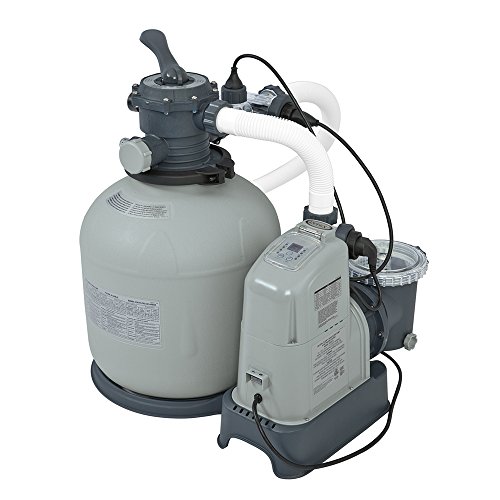 Intex Krystal Clear 2150 Gph Sand Filter Pumpamp Saltwater System With Eco electrocatalytic Oxidation For