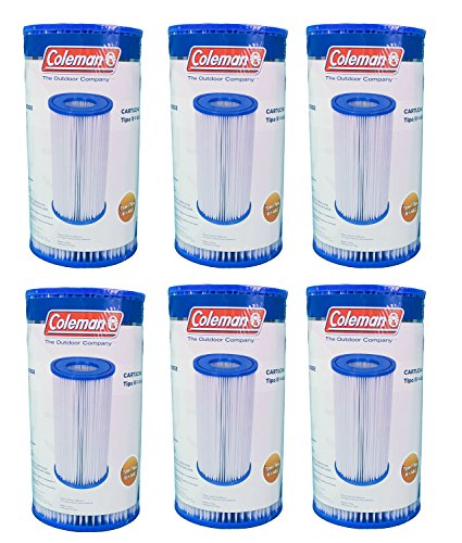 Coleman Type Iii Ac Pool Filter Pump Replacement Cartridge 6-pack  90307