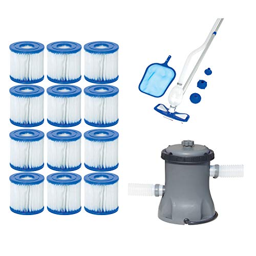 Bestway Type VIID Filter Cartridges  Pool Cleaning Kit  Pool Filter Pump