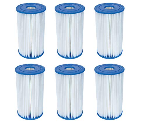 woodstokstore Bestway Pool Filter Pump Replacement Cartridge Type IVB 6-Pack  58095