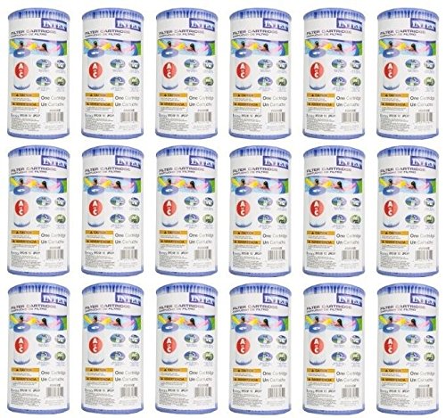 18 Pack Genuine Intex Pool Easy Set Filter Cartridge Type A 29000e 530 1000 1500