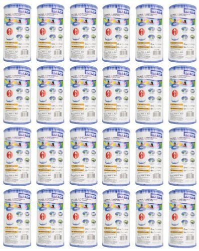 24 INTEX Type A Easy Set Pool Filter Cartridges 59900E by Intex