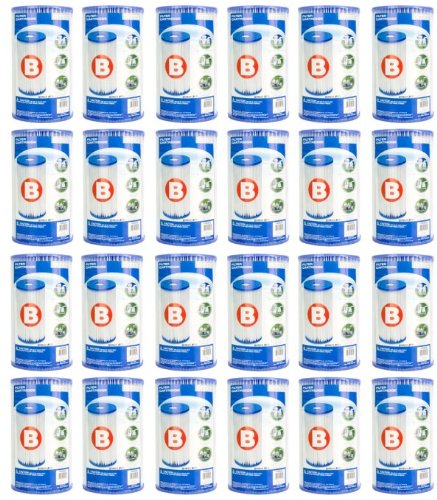 Intex Pool Easy Set Filter Cartridge 24 Pack - Type B  29005e59905e