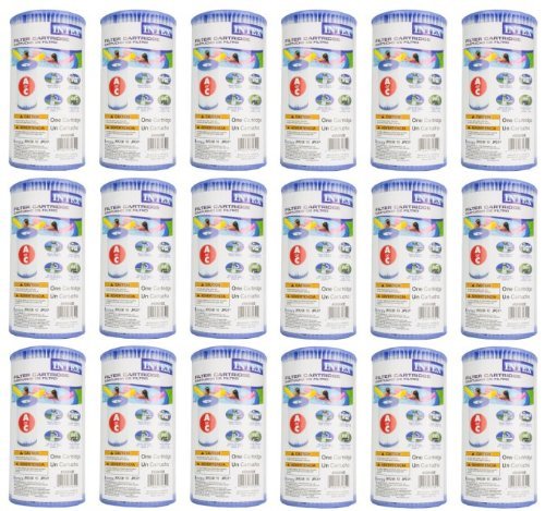 Intex Type A Easy Set Pool Filter Cartridge 18-pack  29000e 59900e