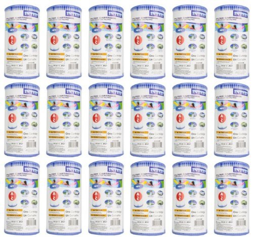 Intex Type A Easy Set Pool Filter Cartridge 18-pack  29000e 59900e