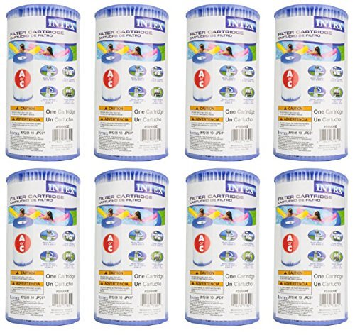 Intex Type A Easy Set Pool Filter Cartridge 8-Pack  29000E 59900E by Intex