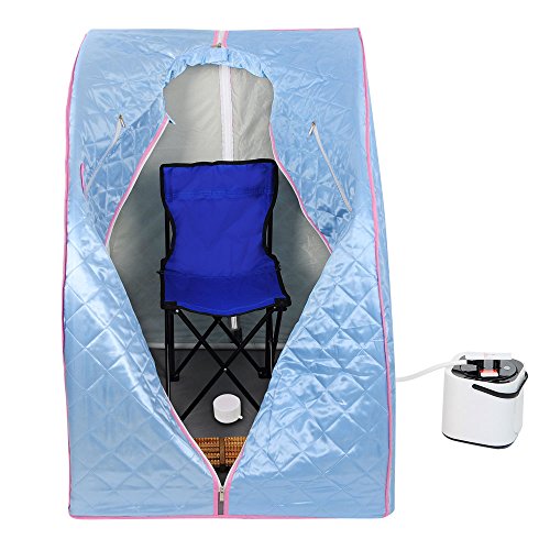 AW Portable Blue Personal Therapeutic Steam Sauna SPA Slim Detox Weight Loss Home