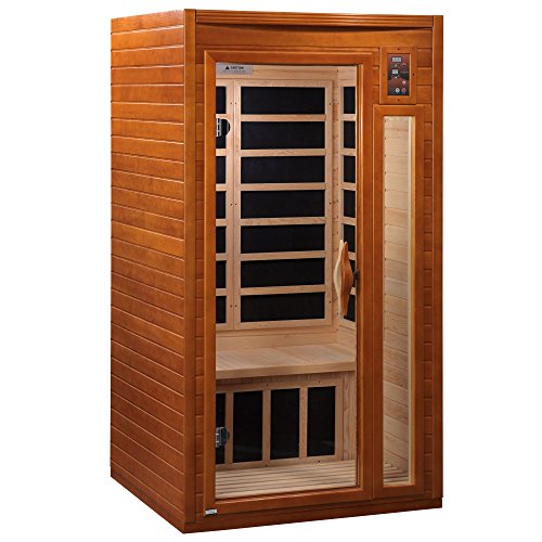 Dynamic Saunas Amz-dyn-6106-01 Barcelona 1-2 Person Far Infrared Sauna - Curbside Shipping